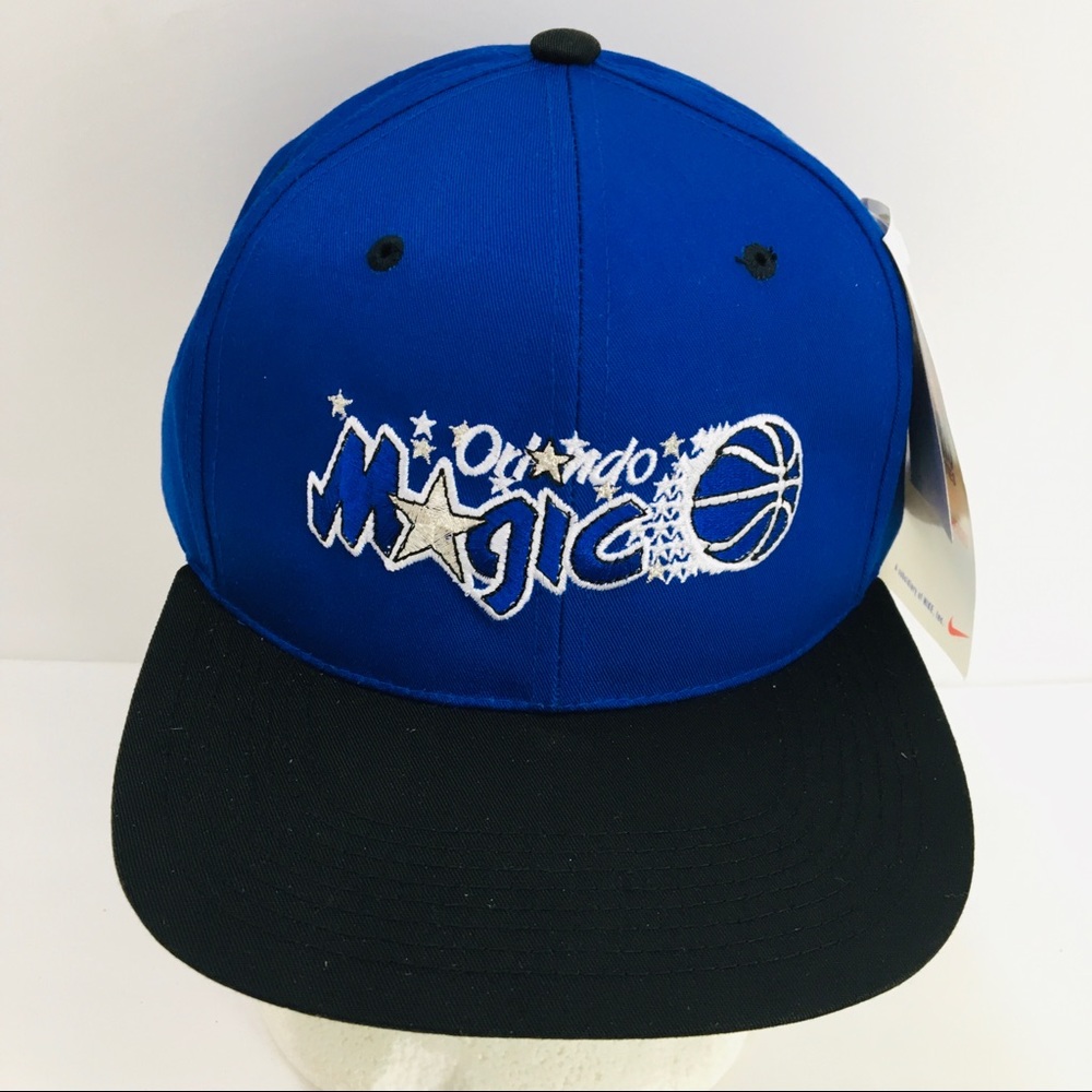 Vtg 90s NBA Orlando Magic Sports Specialties Retro Blue Snapback Hat Cap NWT